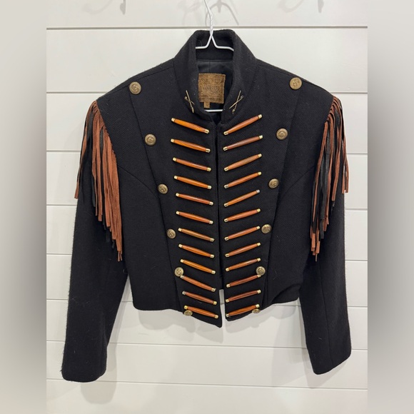 Double D Ranch | Jackets & Coats | Double D Ranch Ranch Wear Black Wool ...